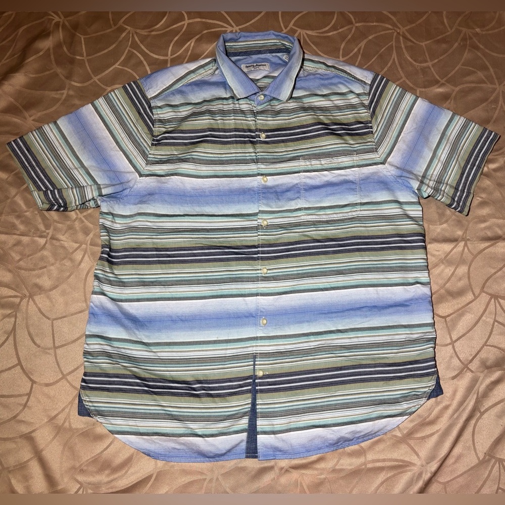 Tommy Bahama Tortola Serape Shores Button Down Shirt Men’s Size XXL